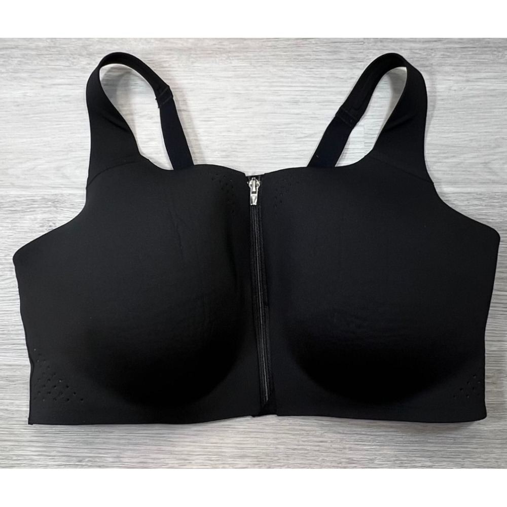 Victoria's Secret Featherweight Max Front-Close Sports Bra Black‎ Size Unknown